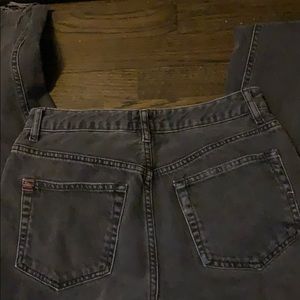black BDG urban outfitters mom jeans